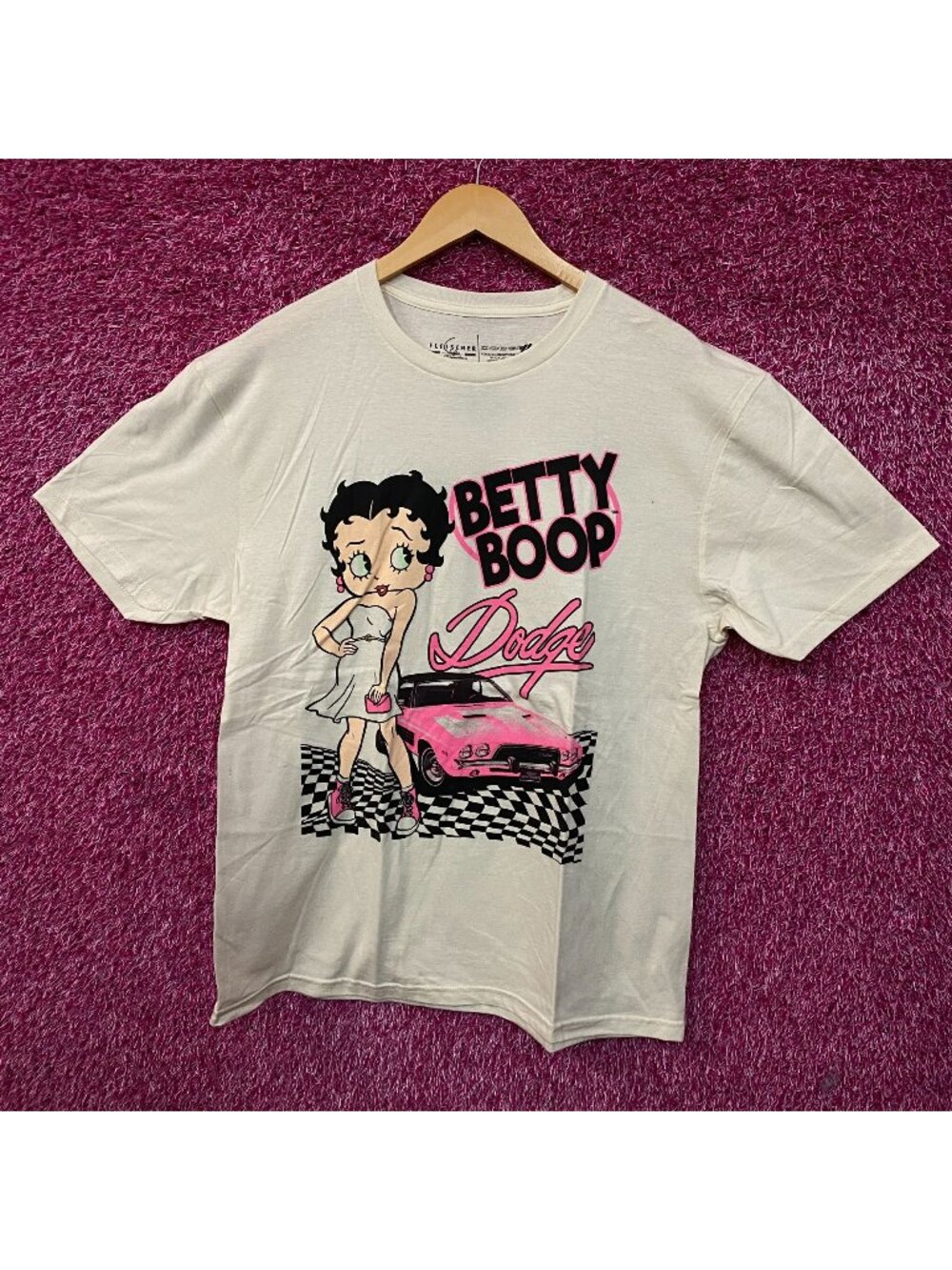 Betty Boop x Dodge Charger Graphic T-Shirt Large